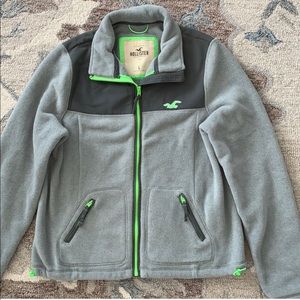 Grey hollister jacket